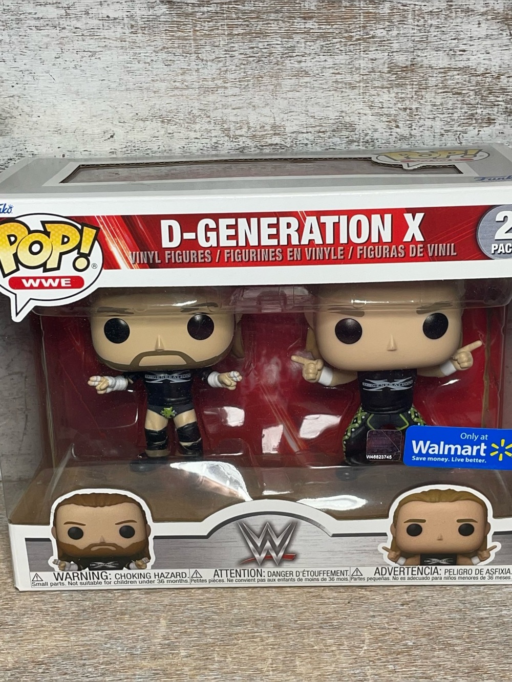 Funko Pop! WWE D-Generation X Triple H & Shawn 2 Pack Special Edition Set New